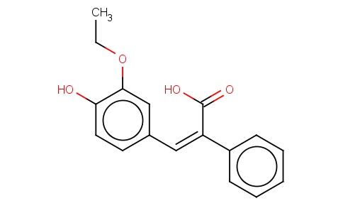 (2Z)-3-(3-ETHOXY-4-HYDROXYPHENYL)-2-PHENYLACRYLIC ACID